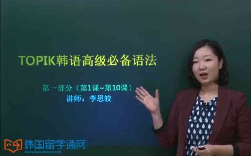 ​李思皎TOPIK讲座初级下载